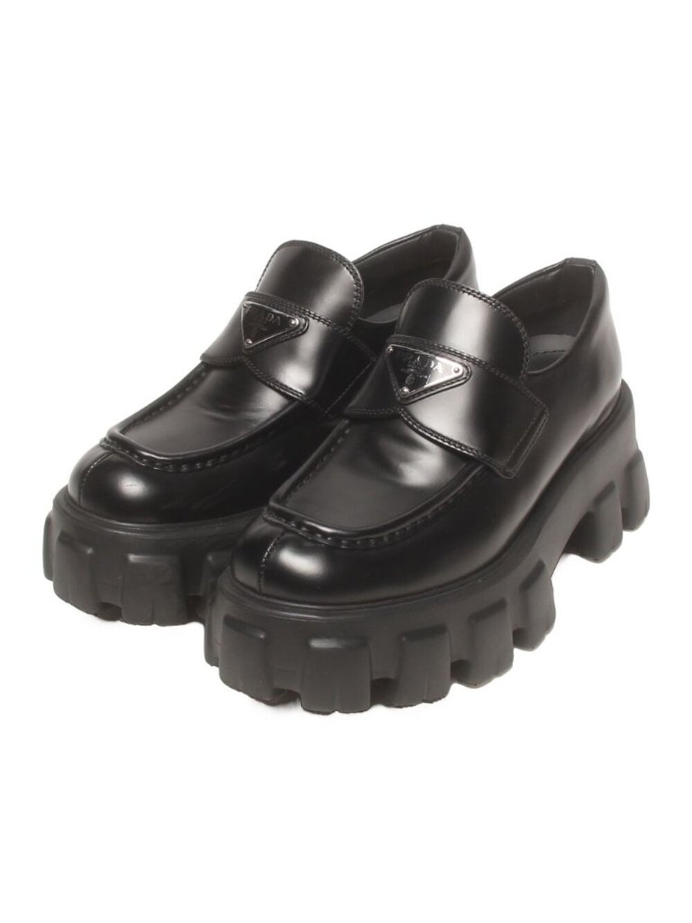 Prada Loafers Monolith Leather 649